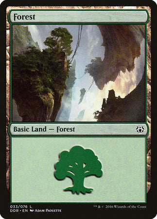 Forest (33) [Duel Decks: Nissa vs. Ob Nixilis] | Exor Games Summserside