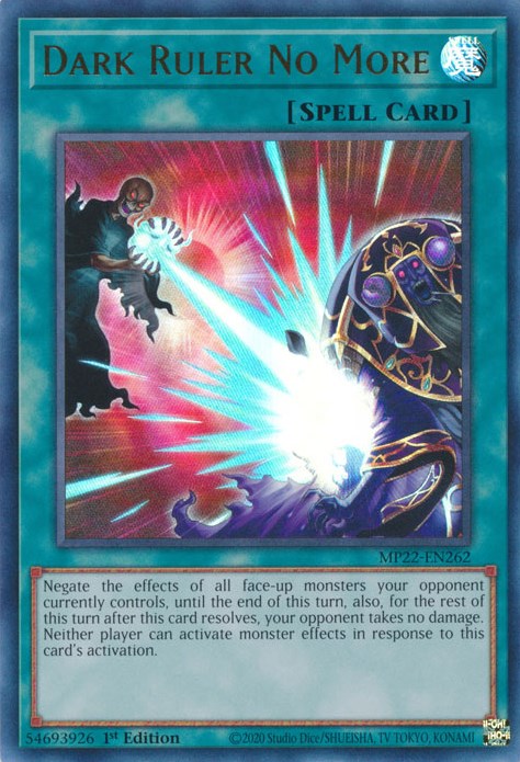 Dark Ruler No More [MP22-EN262] Ultra Rare | Exor Games Summserside