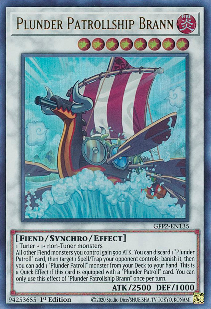 Plunder Patrollship Brann [GFP2-EN135] Ultra Rare | Exor Games Summserside