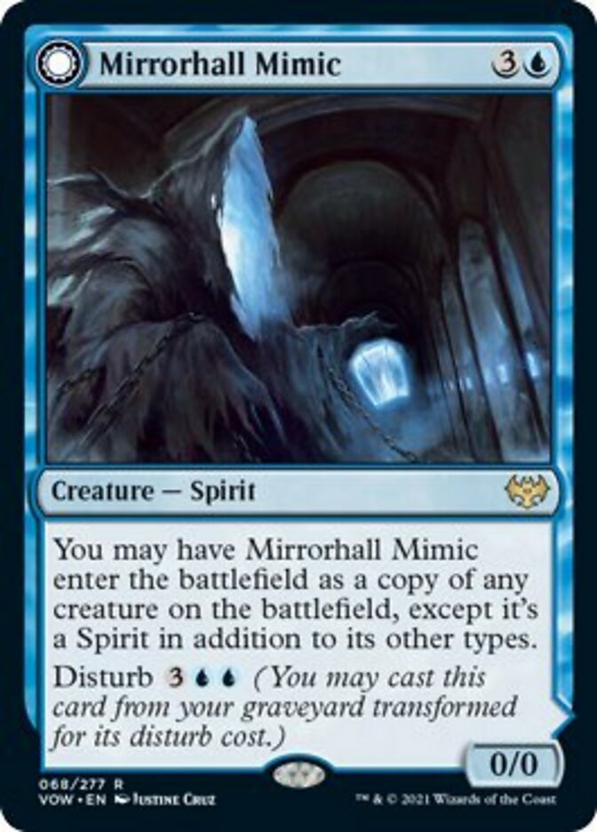 Mirrorhall Mimic // Ghastly Mimicry [Innistrad: Crimson Vow] | Exor Games Summserside