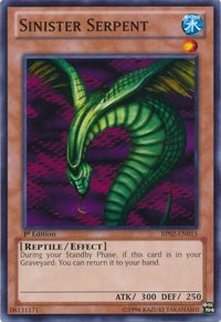 Sinister Serpent [BP02-EN015] Common | Exor Games Summserside