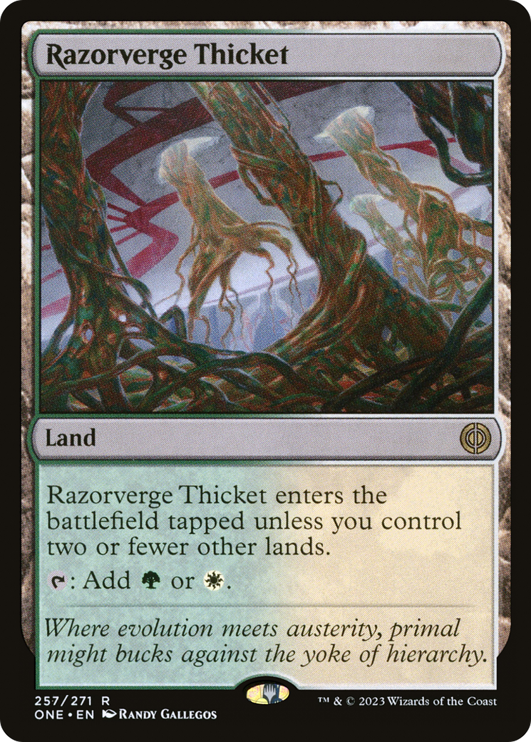 Razorverge Thicket [Phyrexia: All Will Be One] | Exor Games Summserside