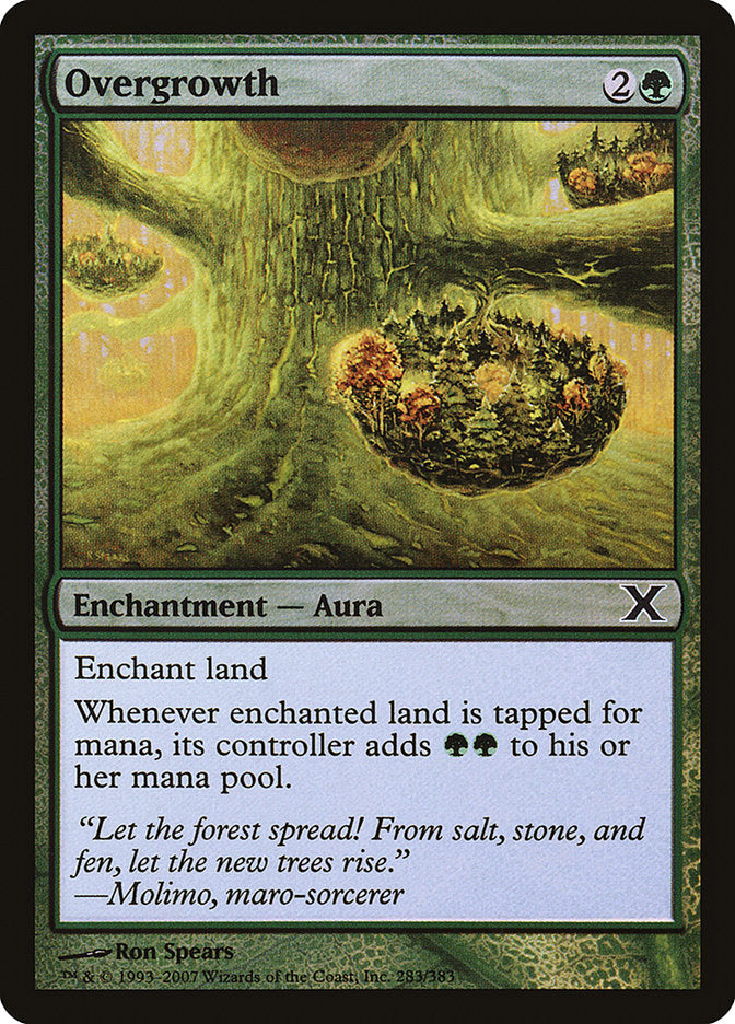 Overgrowth (Premium Foil) [Tenth Edition] | Exor Games Summserside
