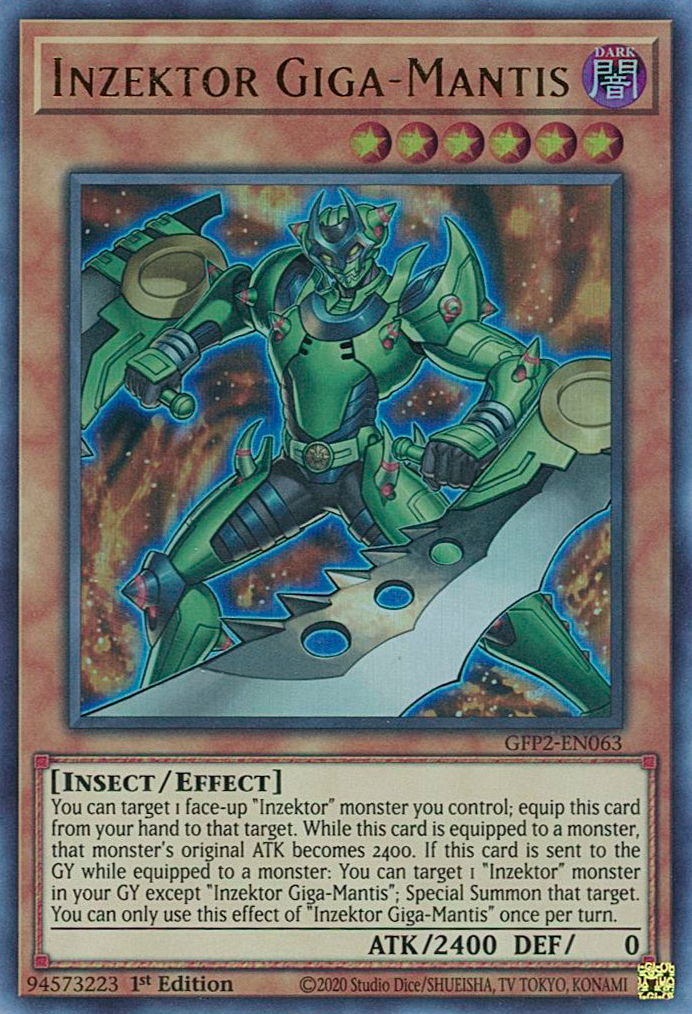 Inzektor Giga-Mantis [GFP2-EN063] Ultra Rare | Exor Games Summserside