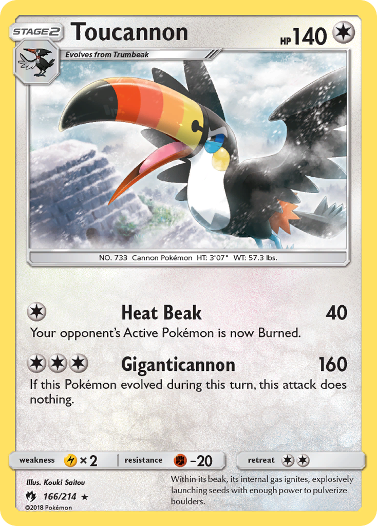 Toucannon (166/214) [Sun & Moon: Lost Thunder] | Exor Games Summserside