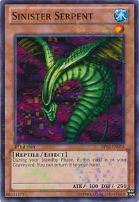 Sinister Serpent [BP02-EN015] Mosaic Rare | Exor Games Summserside