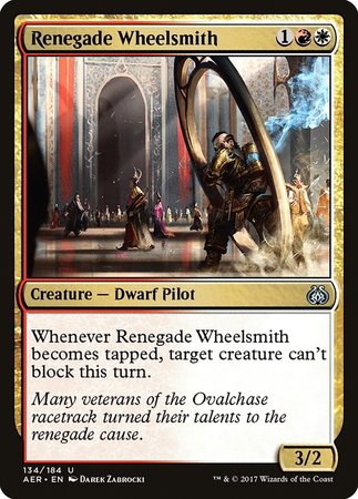 Renegade Wheelsmith [Aether Revolt] | Exor Games Summserside