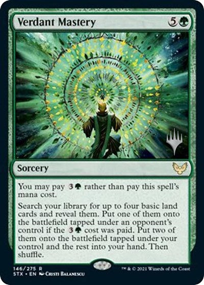 Verdant Mastery (Promo Pack) [Strixhaven: School of Mages Promos] | Exor Games Summserside