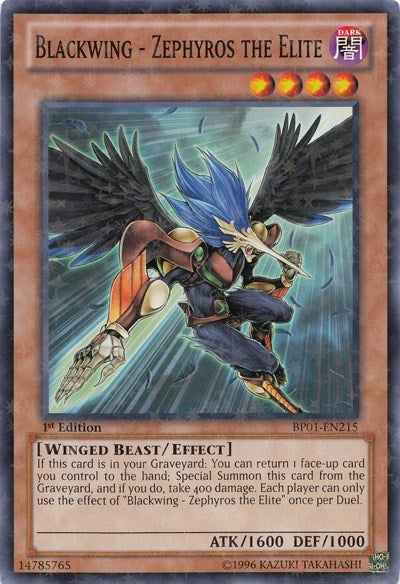 Blackwing - Zephyros the Elite [BP01-EN215] Starfoil Rare | Exor Games Summserside
