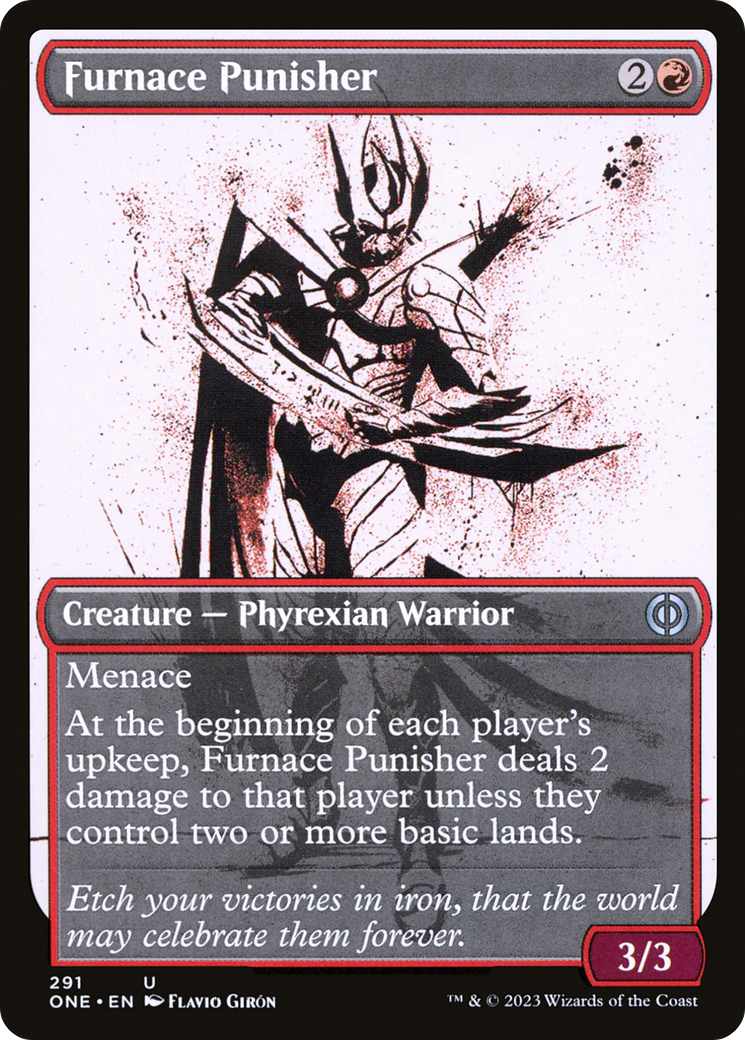 Furnace Punisher (Showcase Ichor) [Phyrexia: All Will Be One] | Exor Games Summserside