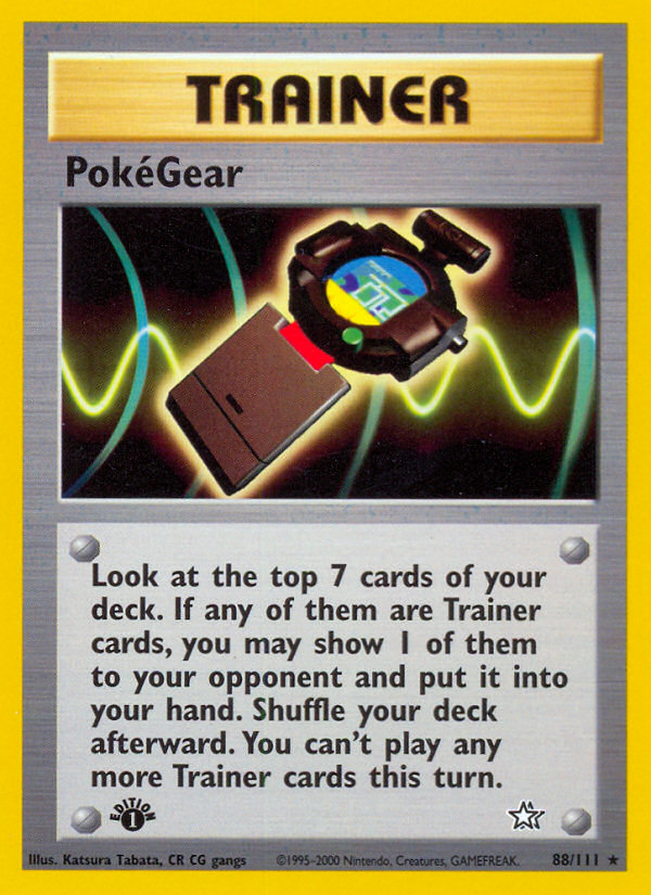 PokeGear (88/111) [Neo Genesis 1st Edition] | Exor Games Summserside