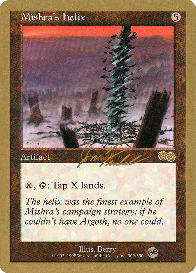 Mishra's Helix (Jon Finkel) (SB) [World Championship Decks 2000] | Exor Games Summserside