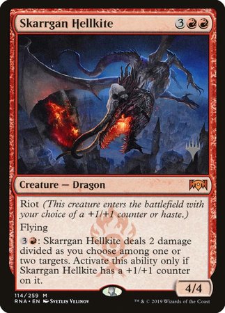 Skarrgan Hellkite [Ravnica Allegiance Promos] | Exor Games Summserside