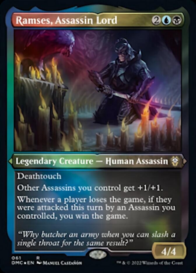 Ramses, Assassin Lord (Foil Etched) [Dominaria United Commander] | Exor Games Summserside