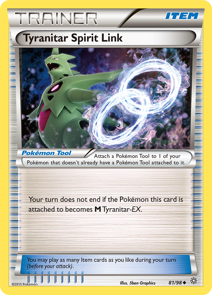 Tyranitar Spirit Link (81/98) [XY: Ancient Origins] | Exor Games Summserside