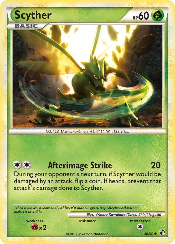 Scyther (36/90) [HeartGold & SoulSilver: Undaunted] | Exor Games Summserside