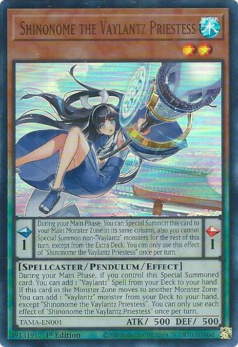 Shinonome the Vaylantz Priestess [TAMA-EN001] Ultra Rare | Exor Games Summserside