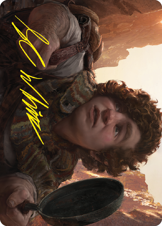 Sam, Loyal Attendant Art Card (Gold-Stamped Signature) [The Lord of the Rings: Tales of Middle-earth Art Series] | Exor Games Summserside