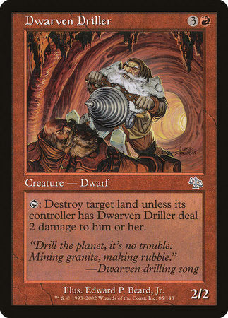 Dwarven Driller [Judgment] | Exor Games Summserside