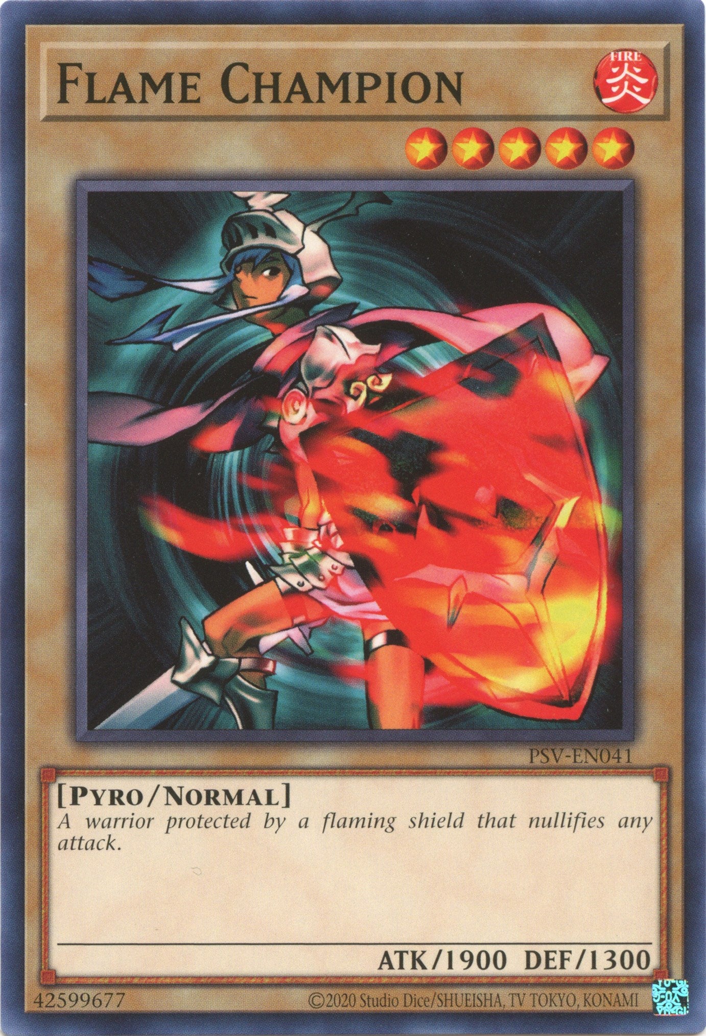 Flame Champion (25th Anniversary) [PSV-EN041] Common | Exor Games Summserside