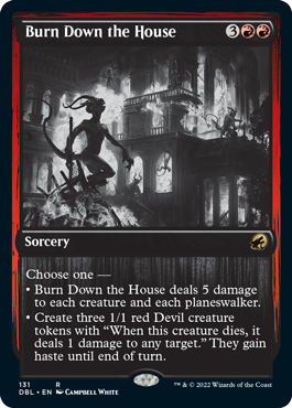 Burn Down the House [Innistrad: Double Feature] | Exor Games Summserside