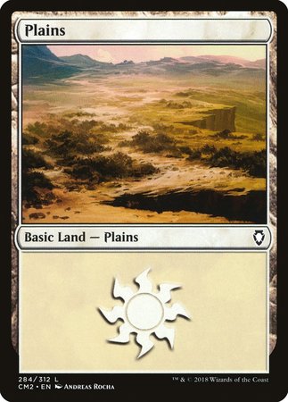 Plains (284) [Commander Anthology Volume II] | Exor Games Summserside