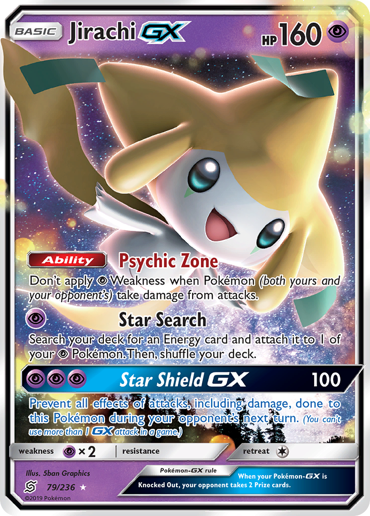 Jirachi GX (79/236) [Sun & Moon: Unified Minds] | Exor Games Summserside