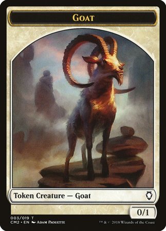 Goat Token [Commander Anthology Volume II Tokens] | Exor Games Summserside