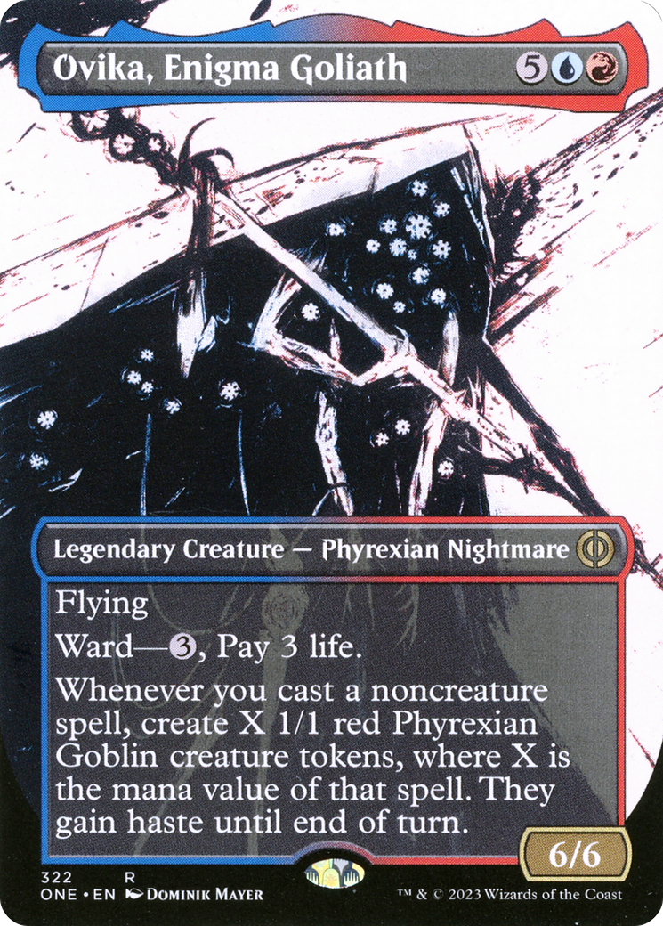 Ovika, Enigma Goliath (Borderless Ichor) [Phyrexia: All Will Be One] | Exor Games Summserside