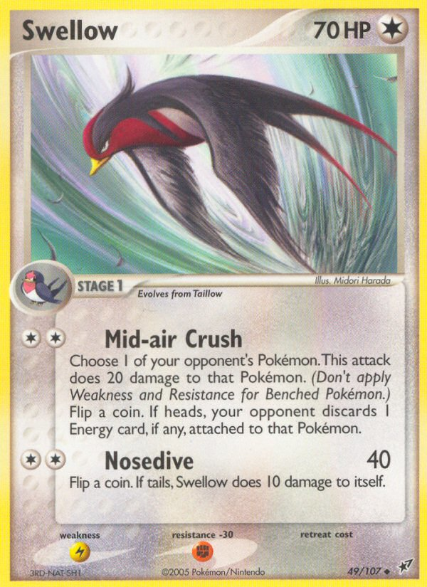 Swellow (49/107) [EX: Deoxys] | Exor Games Summserside