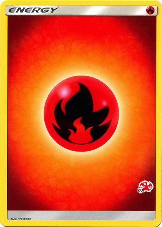 Fire Energy (Charizard Stamp #20) [Battle Academy 2020] | Exor Games Summserside