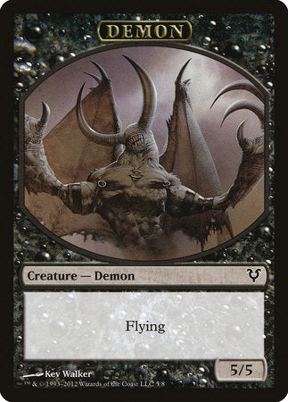 Demon Token [Avacyn Restored Tokens] | Exor Games Summserside