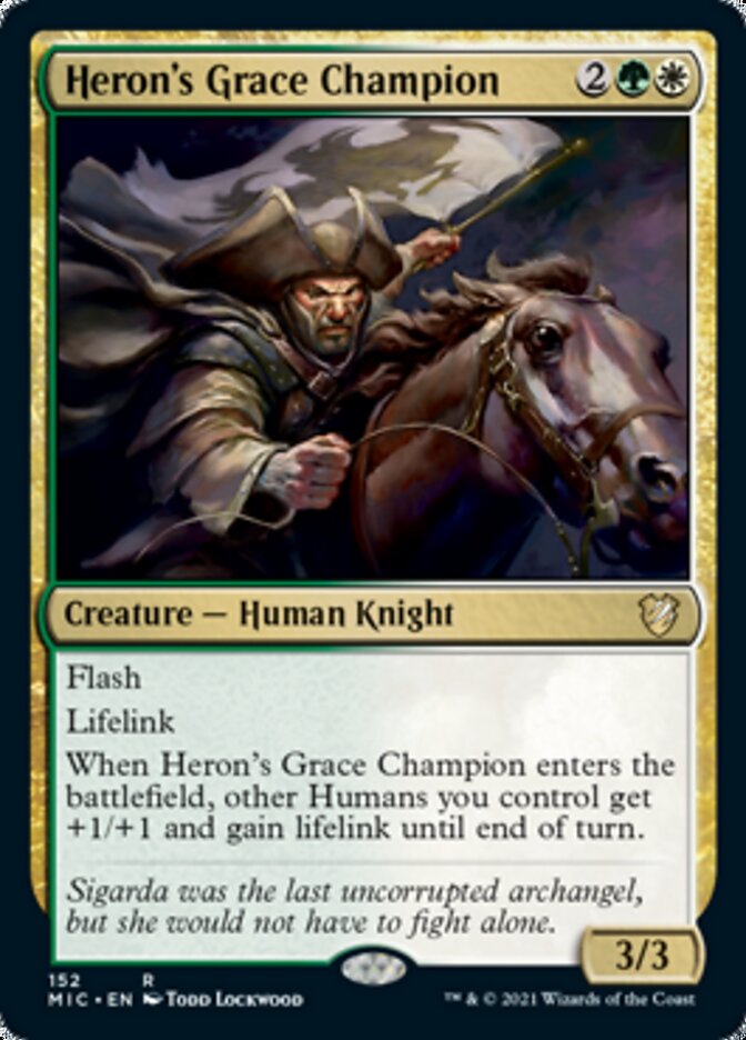 Heron's Grace Champion [Innistrad: Midnight Hunt Commander] | Exor Games Summserside