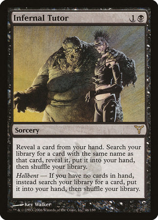 Infernal Tutor [Dissension] | Exor Games Summserside