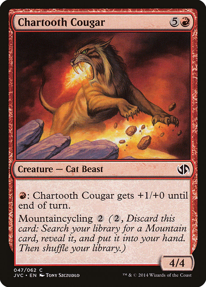 Chartooth Cougar [Duel Decks Anthology] | Exor Games Summserside