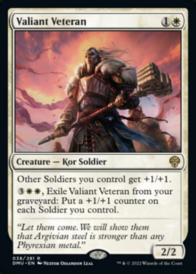 Valiant Veteran [Dominaria United] | Exor Games Summserside