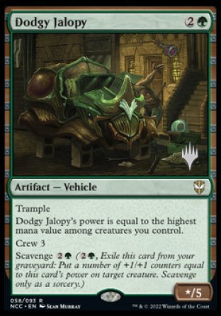 Dodgy Jalopy (Promo Pack) [Streets of New Capenna Commander Promos] | Exor Games Summserside