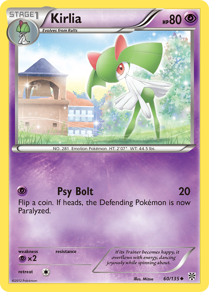 Kirlia (60/135) [Black & White: Plasma Storm] | Exor Games Summserside