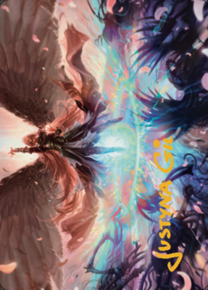 Iridian Maelstrom Art Card (Gold-Stamped Signature) [Dominaria United Art Series] | Exor Games Summserside