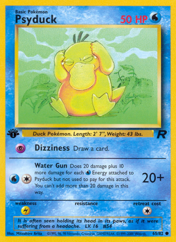 Psyduck (65/82) [Team Rocket 1st Edition] | Exor Games Summserside