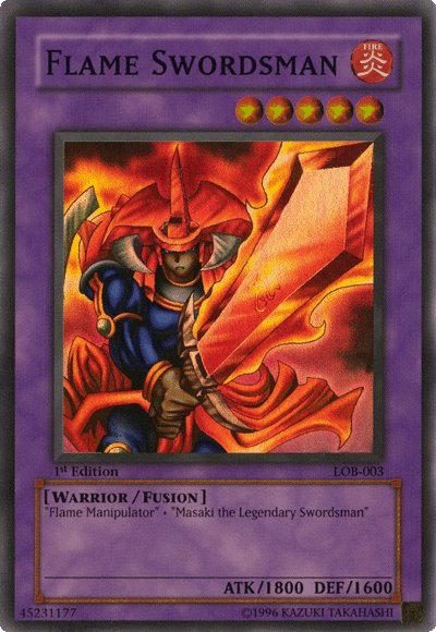 Flame Swordsman [LOB-003] Super Rare | Exor Games Summserside