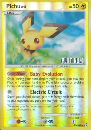 Pichu (45/100) [Burger King Promos: 2009 Collection] | Exor Games Summserside