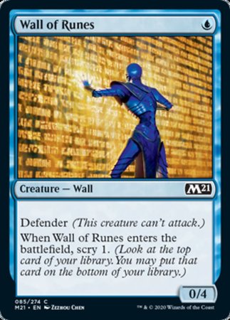 Wall of Runes [Core Set 2021] | Exor Games Summserside