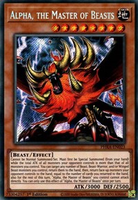 Alpha, the Master of Beasts [PHRA-EN023] Secret Rare | Exor Games Summserside