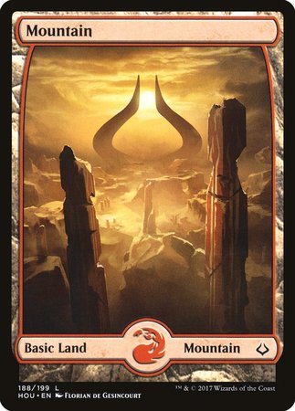 Mountain (188) - Full Art [Hour of Devastation] | Exor Games Summserside