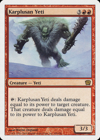 Karplusan Yeti [Ninth Edition] | Exor Games Summserside