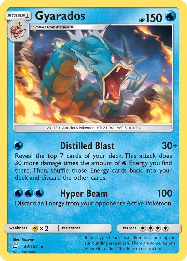 Gyarados (30/181) [Sun & Moon: Team Up] | Exor Games Summserside