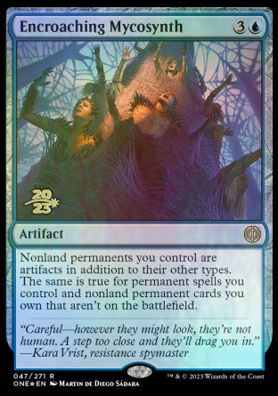 Encroaching Mycosynth [Phyrexia: All Will Be One Prerelease Promos] | Exor Games Summserside