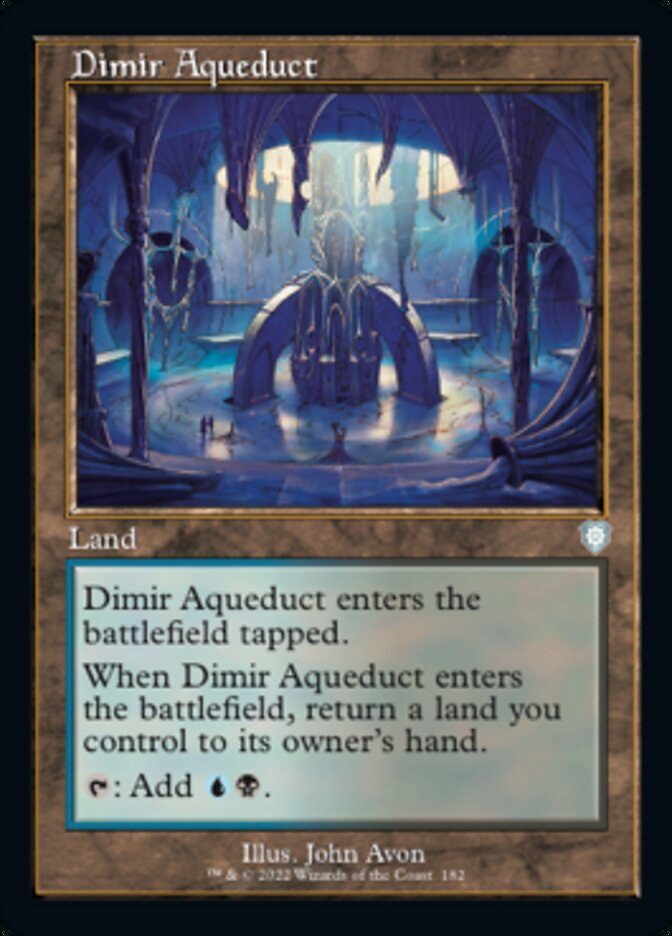 Dimir Aqueduct (Retro) [The Brothers' War Commander] | Exor Games Summserside