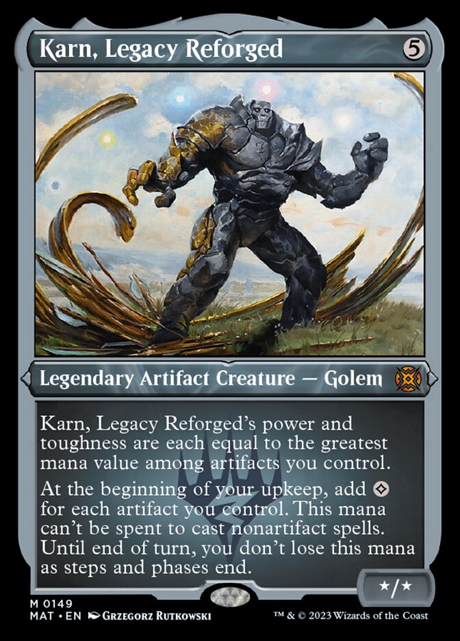 Karn, Legacy Reforged (Foil Etched) [March of the Machine: The Aftermath] | Exor Games Summserside